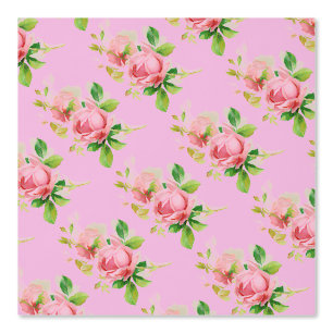 Rosa Vintage Rose Tapete