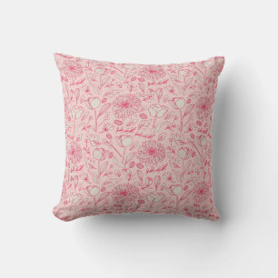 Rosa Vintage-Wurfkissen Kissen