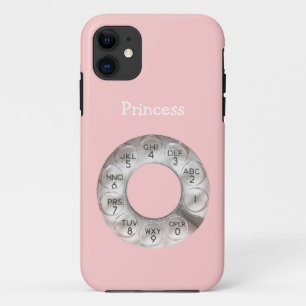 Rosa Wählscheibentelefon Case-Mate iPhone Hülle