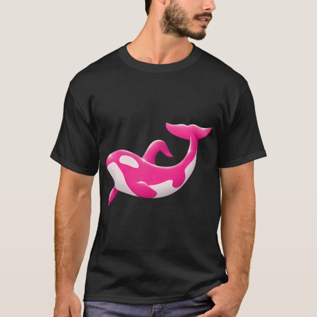 Rosa Wal T-Shirt (Vorderseite)
