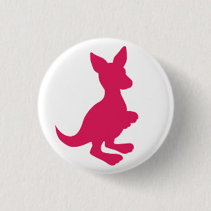 Rosa Wallaby-Knopf Button