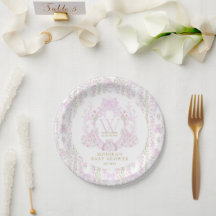 Rosa Wappen Preppy Girl Babydusche