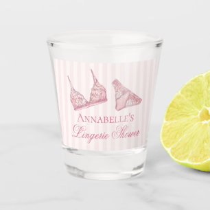 Rosa Wäsche Dusche Junggesellinnenabschied Geschen Schnapsglas