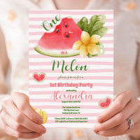 Rosa Wasserfarbe Eins in einem Melon Girl Erstgebu