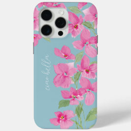 Rosa Wasserfarbe Floral Case-Mate iPhone Hülle