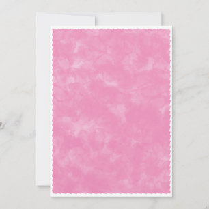 Rosa Wasserfarbe Hintergrund für Babyparty Einladung