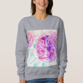 Rosa Wasserfarben Blume Rose Shirt