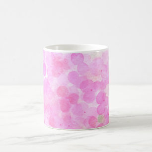 Rosa Wasserfarben-Blumen Tasse von ORDesigns.