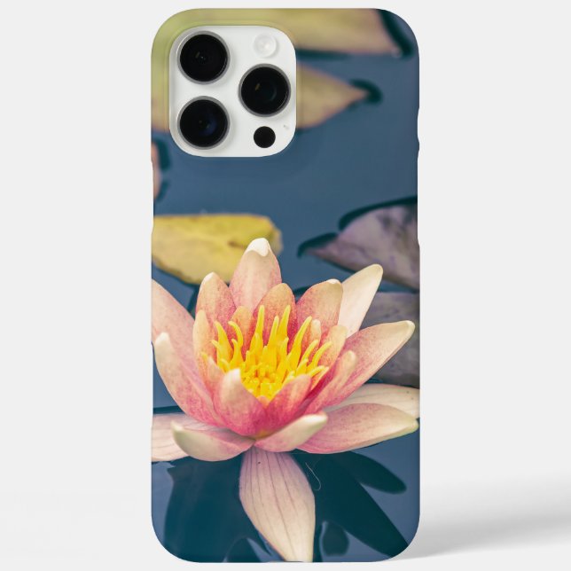 Rosa Wasserlilie iPhone 16 Pro Max Hülle (Rückseite)