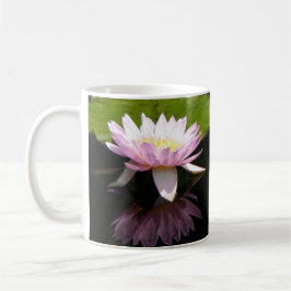Rosa Wasserlilie Kaffeetasse