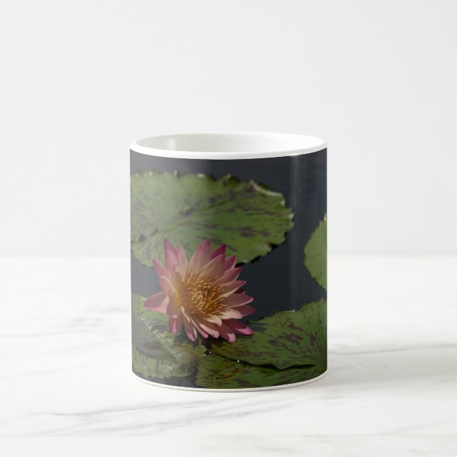 Rosa Wasserlilie Kaffeetasse (Mittel)