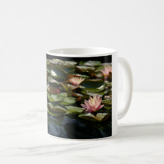 Rosa Wasserlilien Kaffeetasse