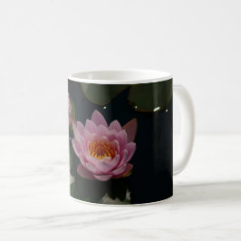 Rosa Wasserlilien Kaffeetasse