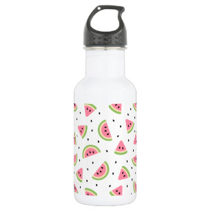 Rosa Wassermelonen, Wassermelonenkerne, Sommer Mus Edelstahlflasche