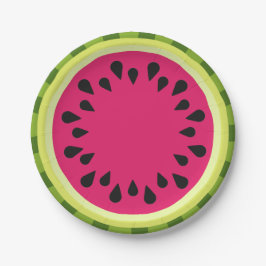 Rosa Watermelon Slice Paper Teller