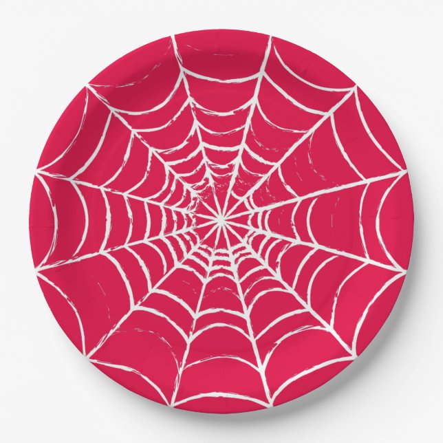 Rosa Web Pappteller (Vorderseite)