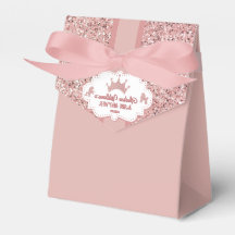 Rosa weiche Prinzessin Glitzer funkeln Babydusche