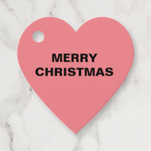 ROSA WEIHNACHTEN EINFACHE GESCHENKETIKETTEN GESCHENKANHÄNGER