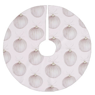 Rosa Weihnachtsschmuck Tasse Polyester Weihnachtsbaumdecke