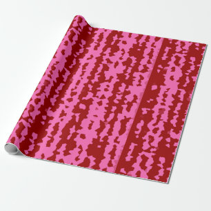 Rosa Weinrot Unregelmäßiges abstraktes Design Geschenkpapier