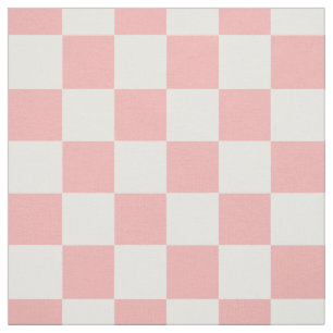 Rosa-weiß kariertes Gingham-Muster  Stoff