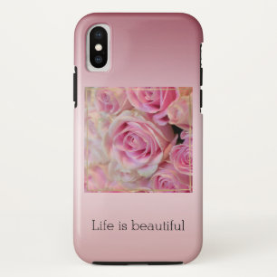 Rosa Weiße Rosen Schöne Momente          Case-Mate iPhone Hülle