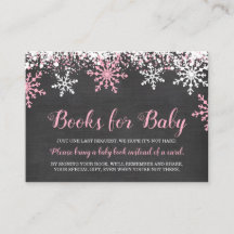 Rosa weiße Schneeflocken Kinderdusche Buchungsanfr