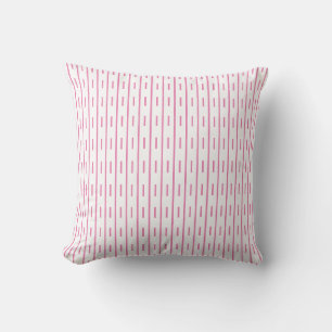 Rosa Weiße Streifen Muster Ombre Modern Kawaii Kissen