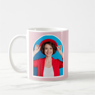 Rosa Weißer Makeup Artist Süßes Foto  Kaffeetasse