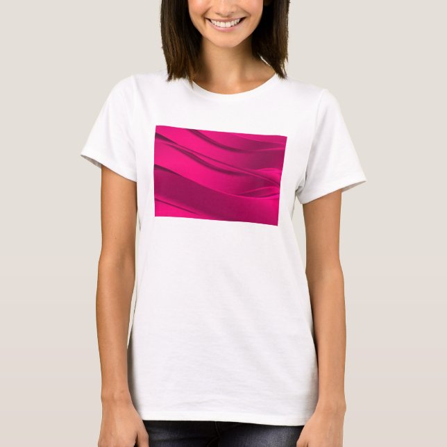 Rosa Wellen T-Shirt (Vorderseite)