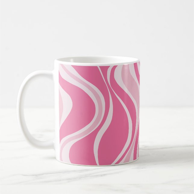 Rosa Wellen Tasse (Links)