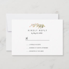 Rosa Wiesenwild-Blume Hochzeit des RSVP