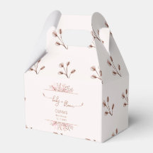 Rosa Wildblumen-Baby-in-Blüte-Baby-Shower