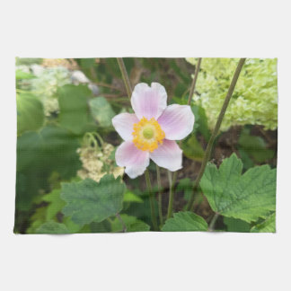 Rosa Wildblumen-Küchenhandtuch | Botanisches Flora Geschirrtuch