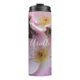 Rosa Wilde Rose Blume Blumenkruste Foto Thermal Tu Thermosbecher