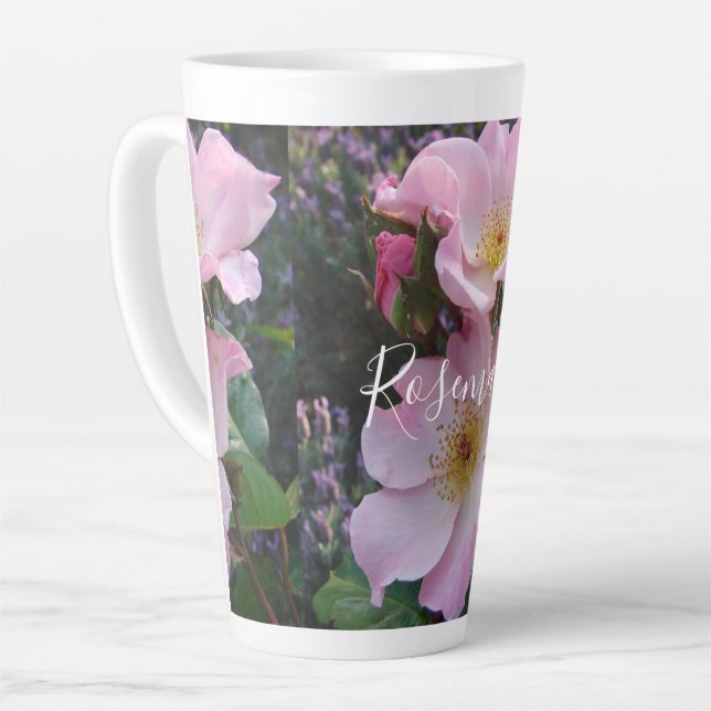Rosa Wilde Rose Blume Blumenstrauß Foto Rosa Milchtasse (Linke Ecke)