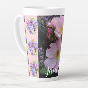 Rosa Wilde Rose Blume Foto Mama Mütter Tag Milchtasse