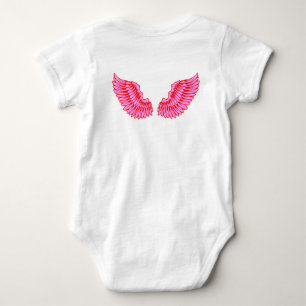 Rosa Wings Baby Strampler