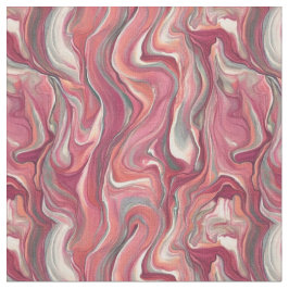 Rosa Wirbel Drehungen Paint Pour Design Stoff