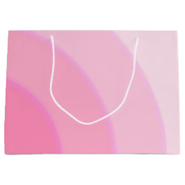 Rosa Wirbel Geschenktasche Große Geschenktüte