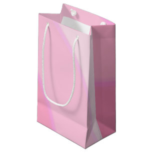 Rosa Wirbel Geschenktasche Kleine Geschenktüte