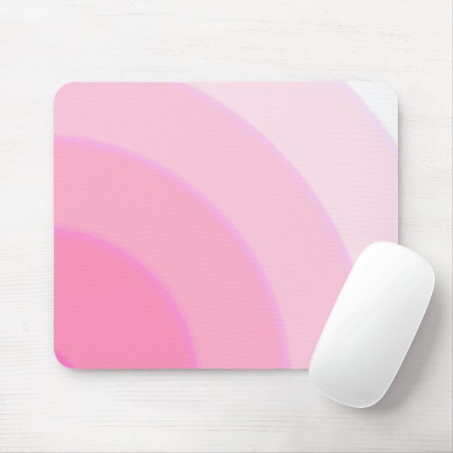 Rosa Wirbel Mouse pad Mousepad (Mit Mouse)