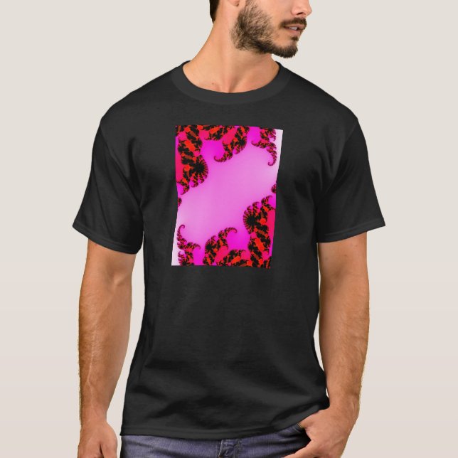 Rosa Wirbel T-Shirt (Vorderseite)