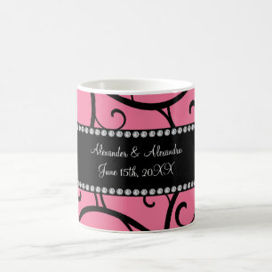 rosa Wirbels-Gastgeschenke Hochzeit Kaffeetasse