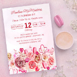 Rosa Wirbles Herz Valentins 60. Geburtstag Einladung<br><div class="desc">Mädchen jeden Alters werden dieses weibliche Design Liebe geben. Hübsche, rosa Aquarellfarben-Rose und skurrile Wirble Herzen laden zum 60. Geburtstag ein. Die weiche, rosa Aquarellfarbe umrahmt den Text und die Grafik perfekt. Die Rückseite ist so hübsch wie die Vorderseite. Ein großes Herz fügt eine weitere Touch der Ästhetik des Valentins...</div>