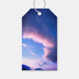 Rosa Wolken Geschenkanhänger