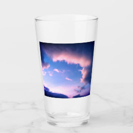 Rosa Wolken Glas
