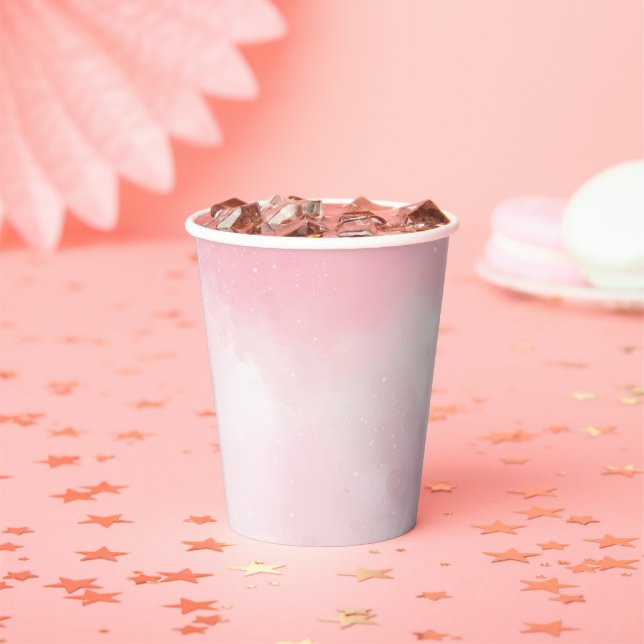 Rosa Wolken Party Pappbecher (Insitu)