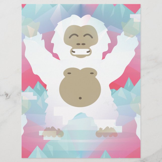 Rosa Yeti (Vorderseite)