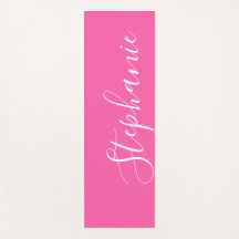 Rosa Yoga Mat Monogramm moderne Yogmatte